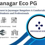 Paying Guest in Jayanagar Bangalore